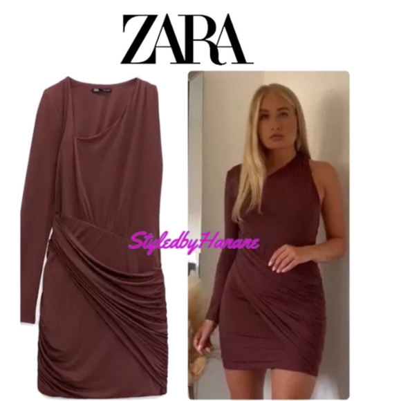 Zara Dresses & Skirts - 🆕️ Zara Asymmetric Cut-Out Dress